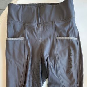 LeMieux Kids Gray Leggings size 11-12